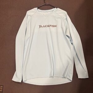 Men's Sky Blue Long Sleeve Shirt